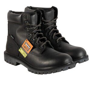 Timberland PRO 6IN Direct Attach Unisex Adult, Black, Soft Toe, EH, MaxTrax Slip